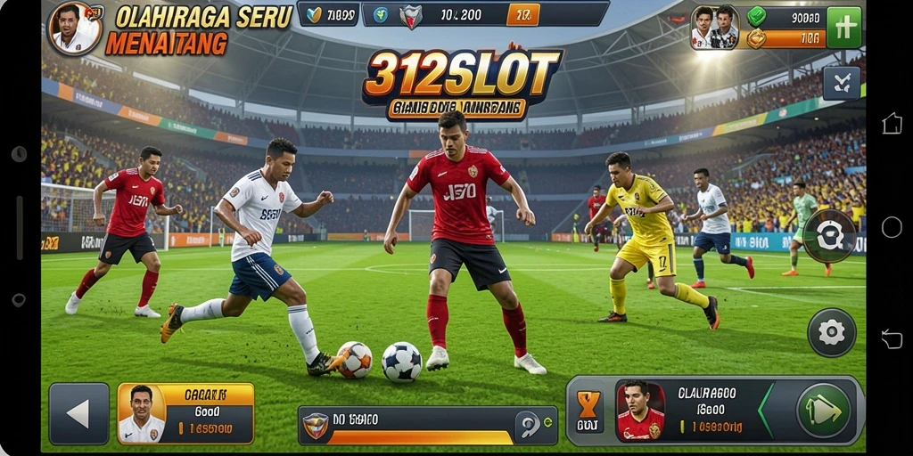 Tampilan gameplay seru di 3126SLOT dengan aksi olahraga.