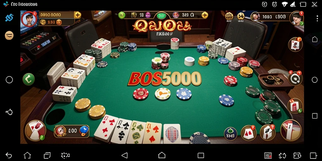 Screenshot gameplay QiuQiu BOS5000 yang seru dan menarik.