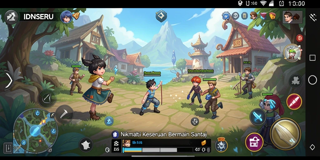 Tampilan gameplay seru dan menyenangkan dari IDNSERU.