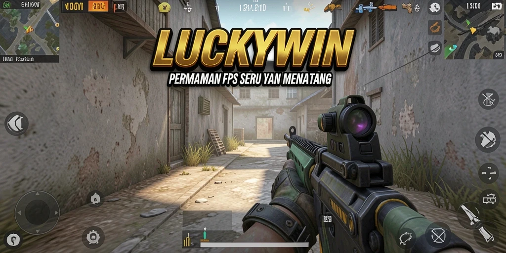 Tangkapan layar menunjukkan aksi seru di gameplay LUCKYWIN.