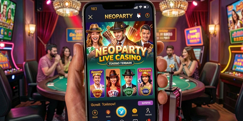 Gameplay seru dan interaktif di NEOPARTY Live Casino.