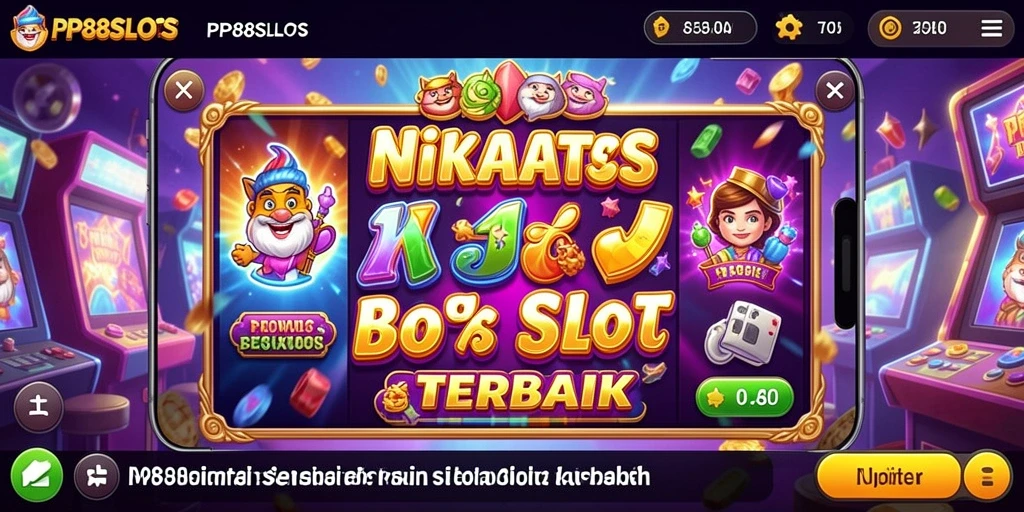Tampilan menarik dari gameplay PP88SLOTS dengan berbagai tema slot.
