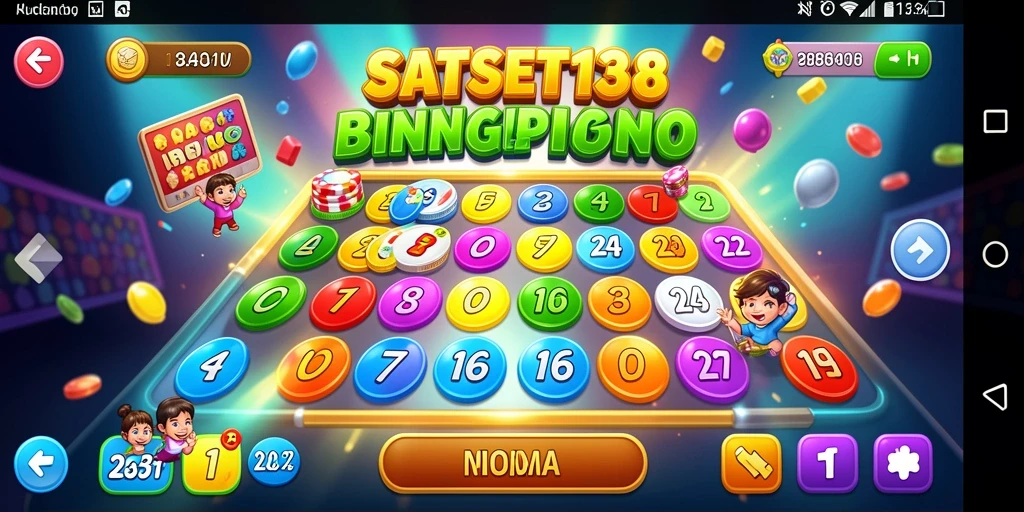 Tampilan gameplay Bingo di SATSET138 yang seru dan interaktif.